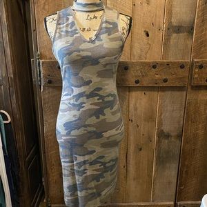 LIKE NEW. BLVD camo dress